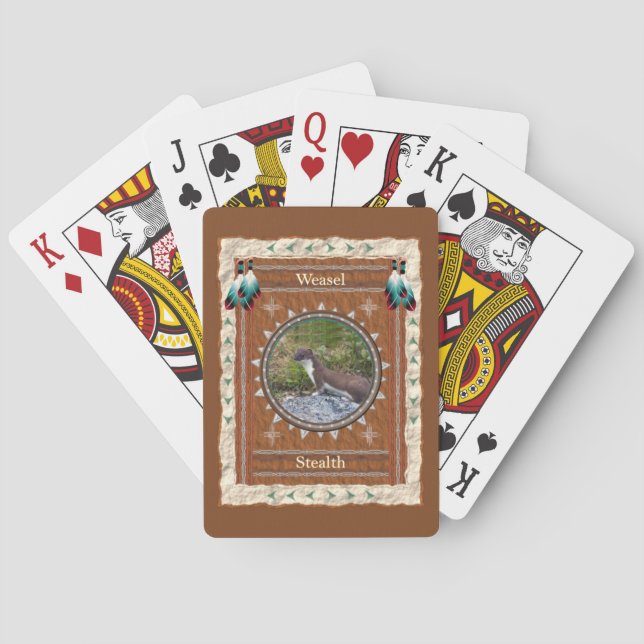 Baraja De Cartas Weasel - Tarjetas de reproducción clásicas Stealth (Reverso)