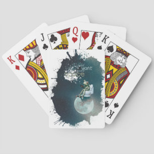 Baraja De Cartas Wellcoda Espacio Universo Rana Tierra Animal