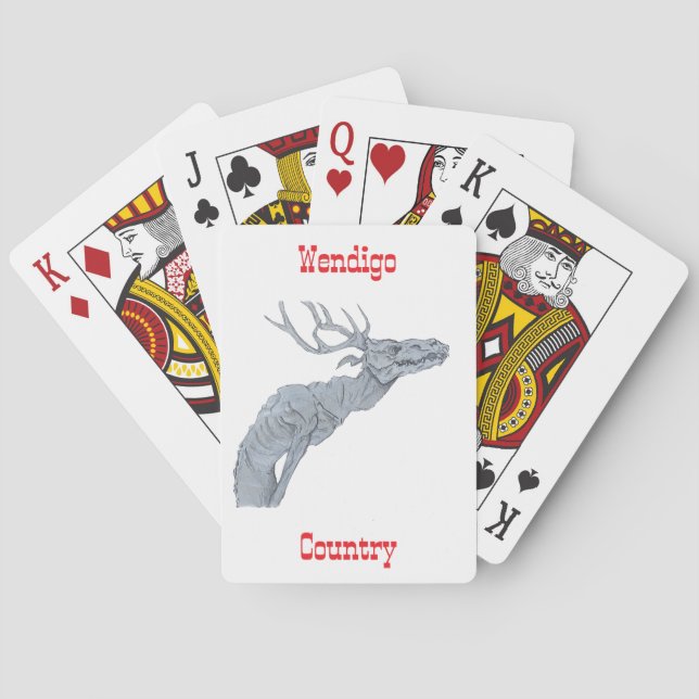 Baraja De Cartas Wendigo country playing cards (Reverso)
