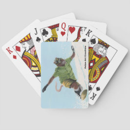 Baraja De Cartas Wererat Snowboarder Fantasy Art Cards