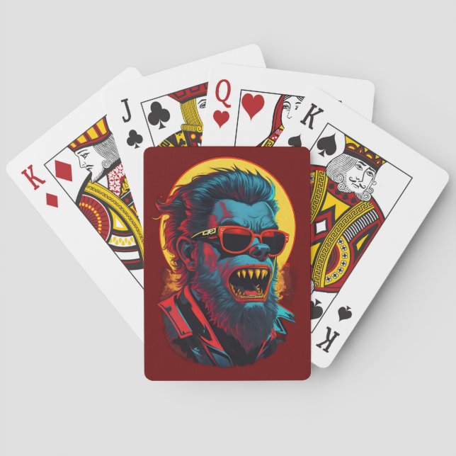 Baraja De Cartas Werewolves Zombie (Reverso)
