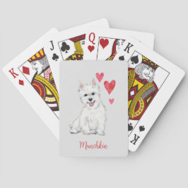 Baraja De Cartas West Highland Terrier White Fur Westie