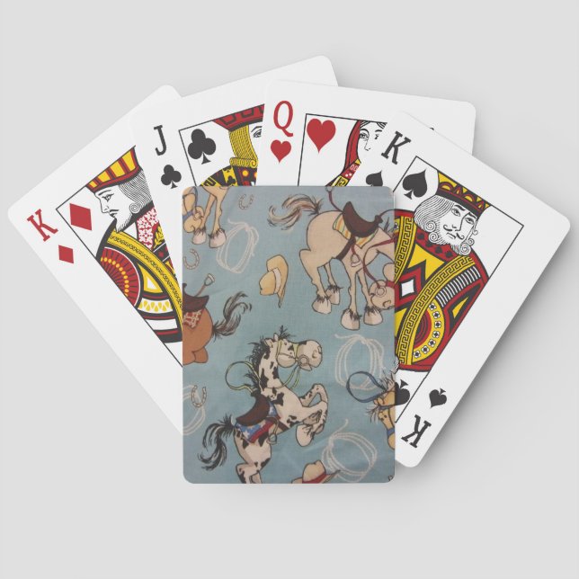 Baraja De Cartas Western Horses (Reverso)