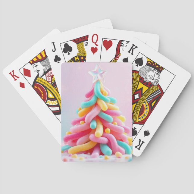 Baraja De Cartas Whimsical Candy Tree (Reverso)