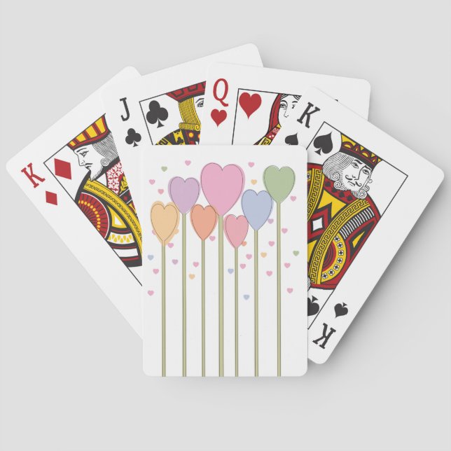 Baraja De Cartas Whimsical Heart Lollipops (Reverso)
