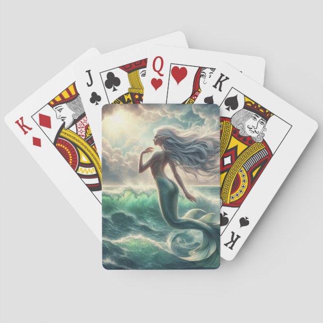 Baraja De Cartas Whimsical Mermaid (Reverso)