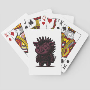 Baraja De Cartas Whimsigoth Cyborg Sloth Vintage Art Design Classic