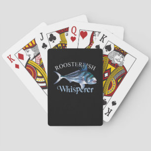 Baraja De Cartas Whisperer de Roosterfish de color oscuro