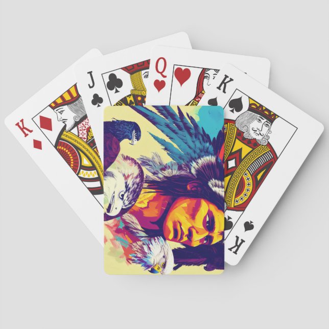 Baraja De Cartas White Eagle (Reverso)