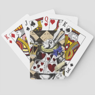 Baraja De Cartas White Rabbit Alice in Wonderland Playing Cards!