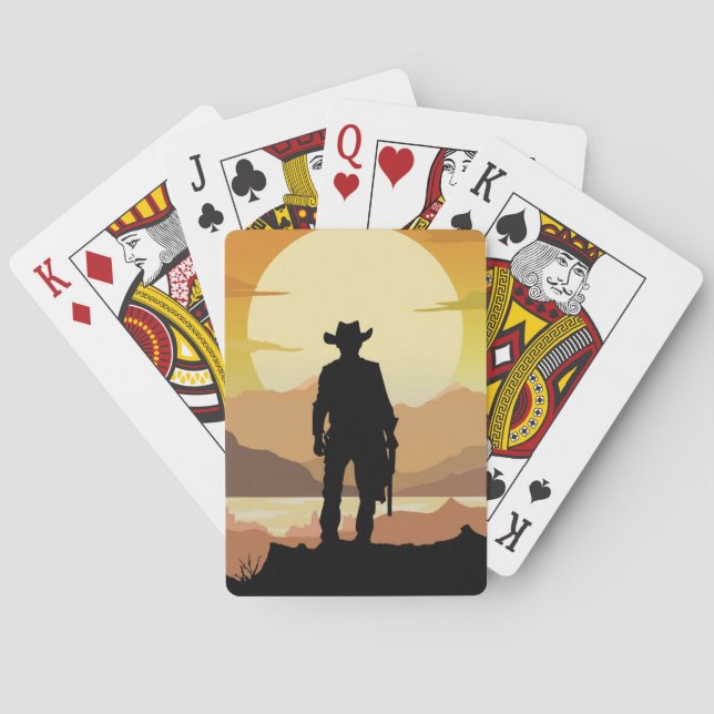Baraja De Cartas Wild Wild West Playing Cards (Reverso)