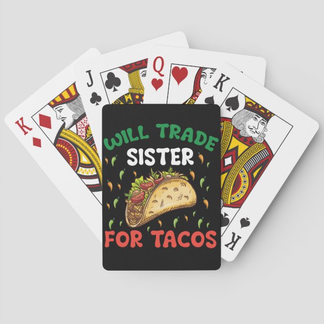 Baraja De Cartas Will Trade Sister For Tacos Cinco De Mayo Fiesta (Reverso)