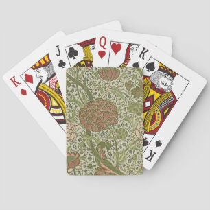 Baraja De Cartas William Morris Cray Sage Flor de Floral Botánico