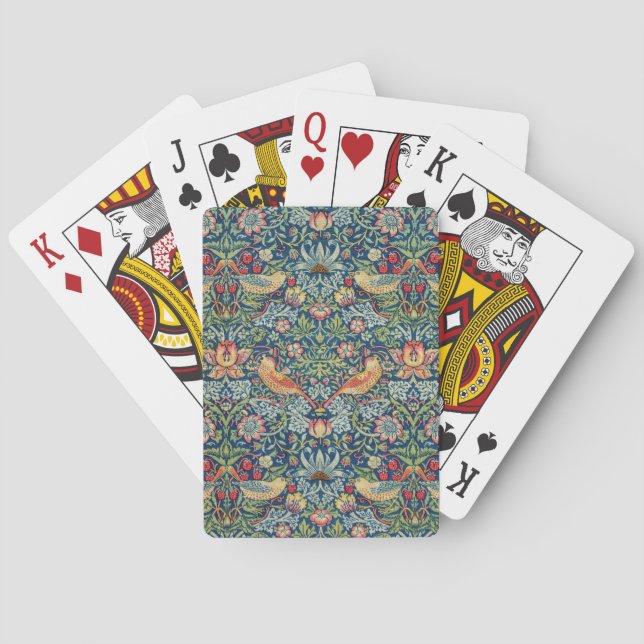 Baraja De Cartas William Morris - Ladrón de fresas (Reverso)