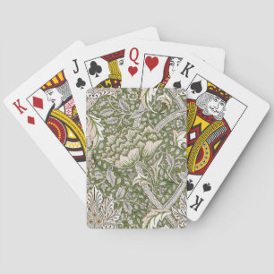 Baraja De Cartas William Morris Windrush floral clásico