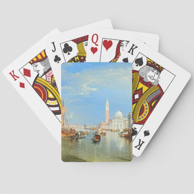 Baraja De Cartas William Turner - Venecia, Dogana y San Giorgio (Reverso)