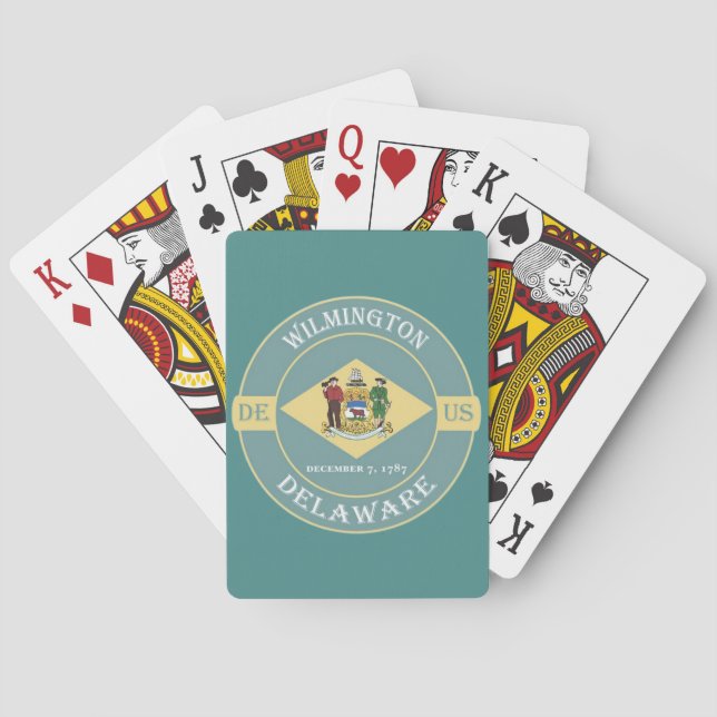 Baraja De Cartas Wilmington Delaware Playing Cards (Reverso)