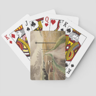 Baraja De Cartas Wiltshire Landscape (por Eric Ravilious)