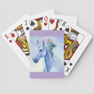 Baraja De Cartas Winter Unicorn Elf Rider