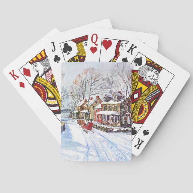 Baraja De Cartas Winter Wonderland (Reverso)