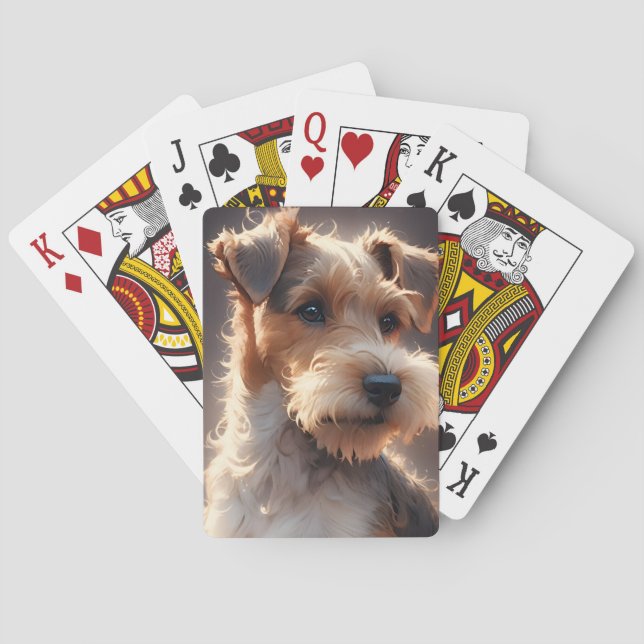 Baraja De Cartas Wire Hair Fox Terrier Twilight (Reverso)