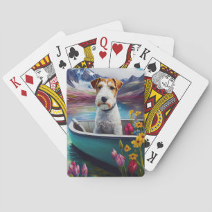 Baraja De Cartas Wirefox Terrier en un remo: Una aventura panorámic