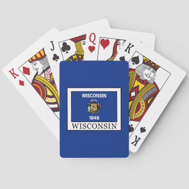 Baraja De Cartas Wisconsin (Reverso)