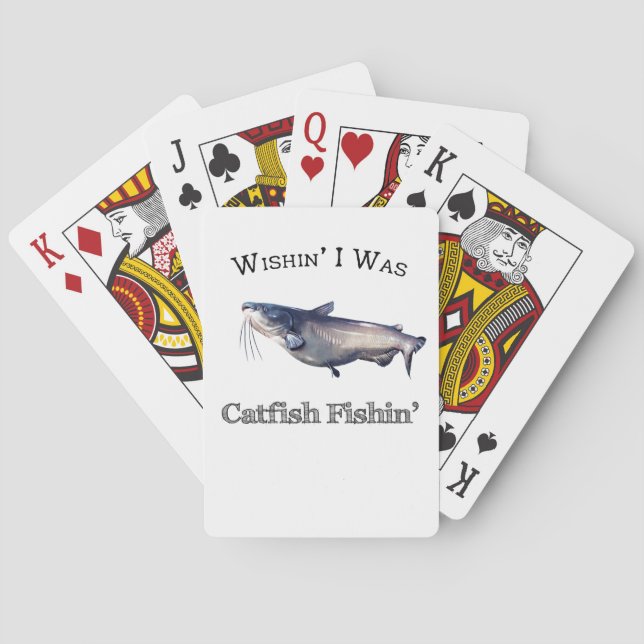 Baraja De Cartas Wishin I era siluro Fishin (Reverso)