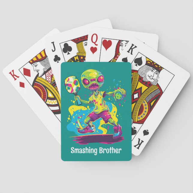Baraja De Cartas With text Smash Landing (Reverso)