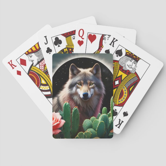 Baraja De Cartas Wolf25: (Reverso)