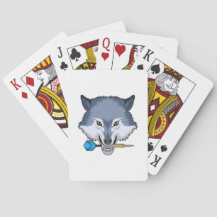 Baraja De Cartas Wolf en Darts con Dart
