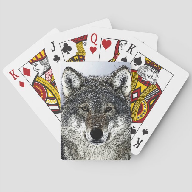 Baraja De Cartas Wolf Eyes (Reverso)