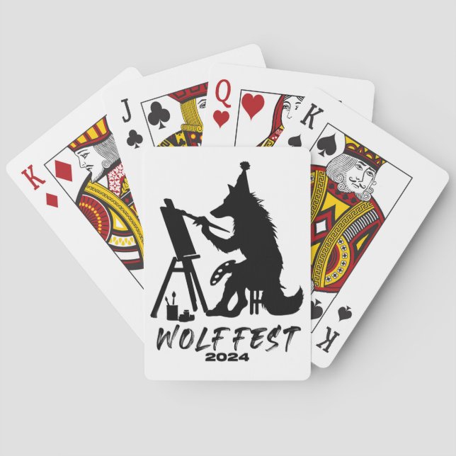 Baraja De Cartas Wolf Fest 2024 Deck of Cards (Reverso)