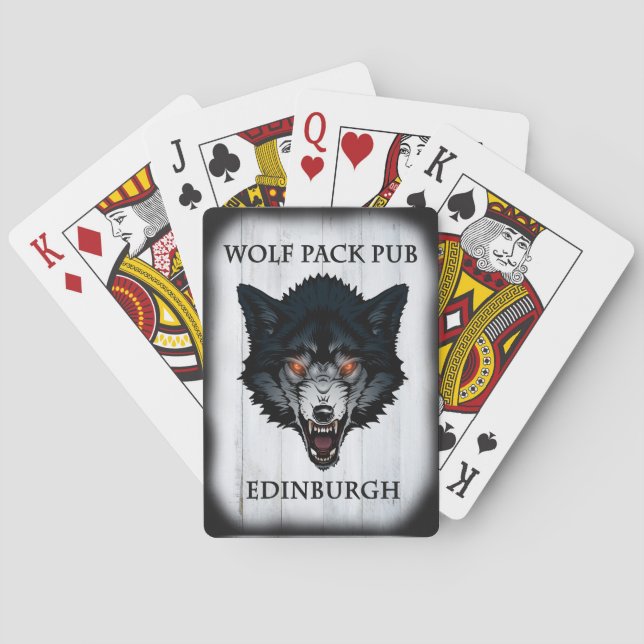 Baraja De Cartas Wolf Pack Pub Deck of Cards (Reverso)