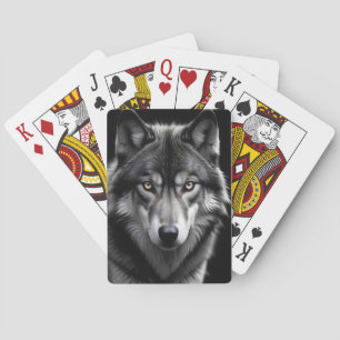 Baraja De Cartas Wolf Wildlife Majestic Nature Life Art Wallpaper