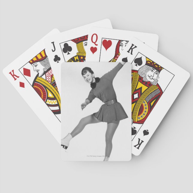 Baraja De Cartas Woman Figure Skating (Reverso)