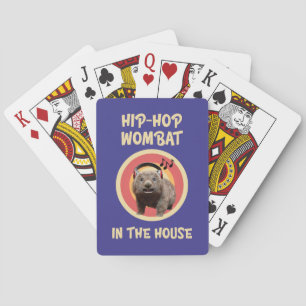 Baraja De Cartas Wombat divertido de Hip-hop en la casa
