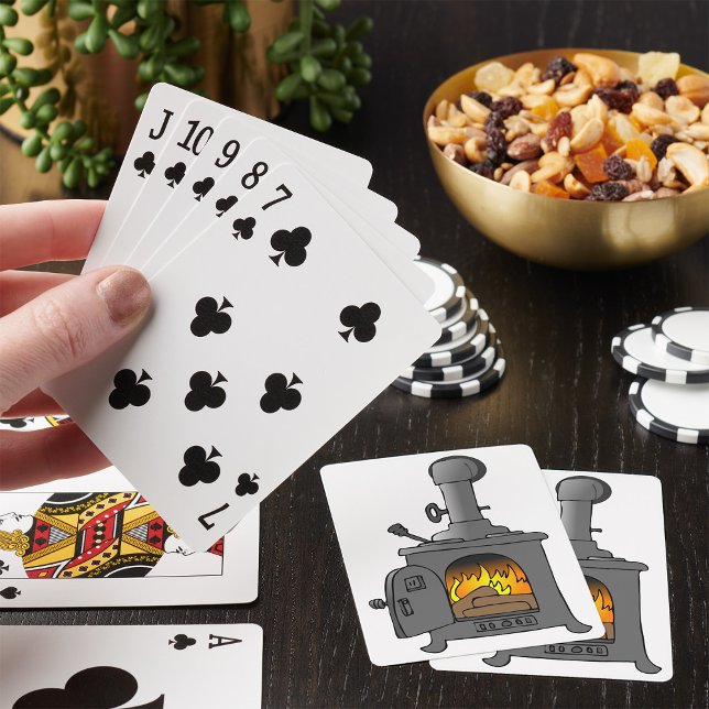 Baraja De Cartas Wood Burner Stove (Subido por el creador)