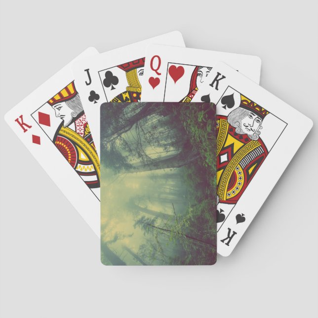 Baraja De Cartas Woodland desde abajo (Reverso)