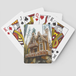 Baraja De Cartas Woodland Gingerbread Mansion Playing Cards