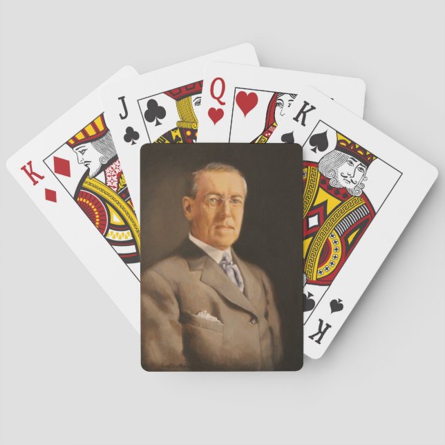Baraja De Cartas Woodrow Wilson (Reverso)