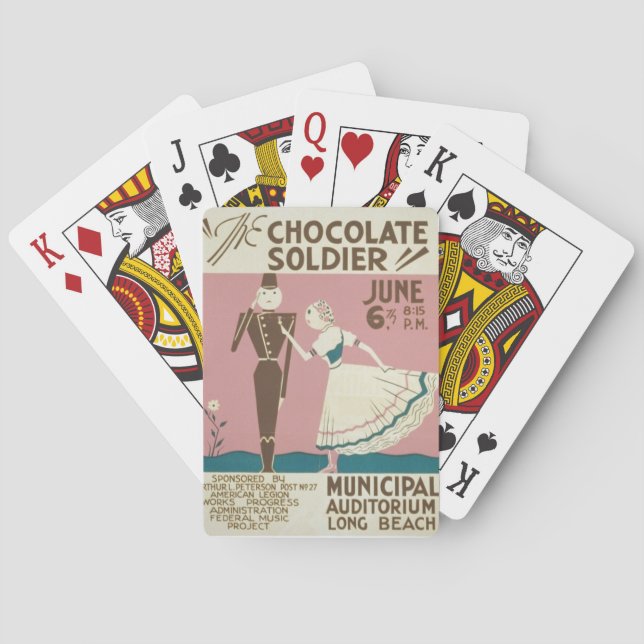 Baraja De Cartas WPA - teatro (Reverso)