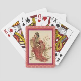 Baraja De Cartas WQ JUGANDO TARJETAS : Lady In Pink