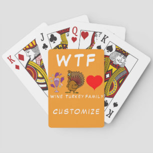 Baraja De Cartas WTF Wine Turkey Family Thunder_Cove