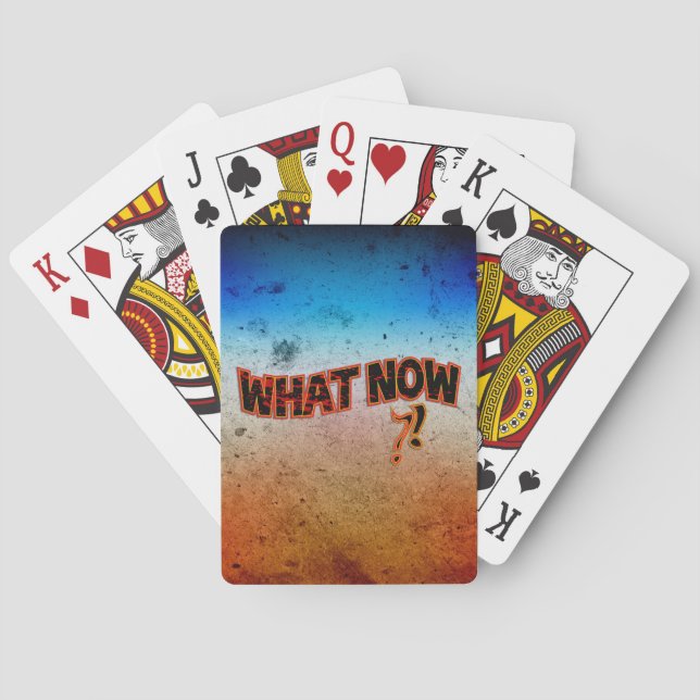 Baraja De Cartas ¡¿Y ahora qué?! (Reverso)