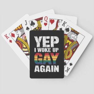 Baraja De Cartas Yep desperté gay de nuevo orgullo gay arcoiris gay