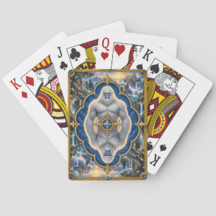 Baraja De Cartas Yeti, Monstruo de Fantasía Gótica