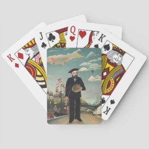 Baraja De Cartas Yo mismo: Retrato – Paisaje, Henri Rousseau 1890