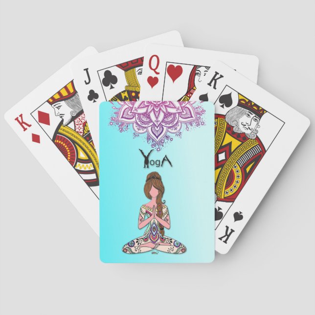 Baraja De Cartas Yoga (Reverso)