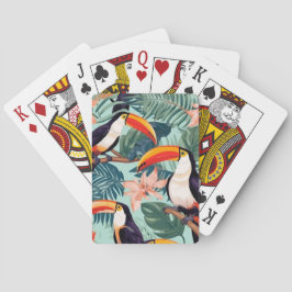 Baraja De Cartas Yoga Mat de loro tropical